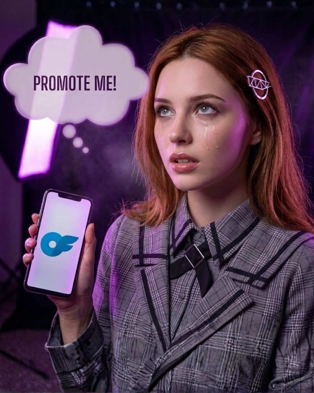 Blowketing model creating premium content